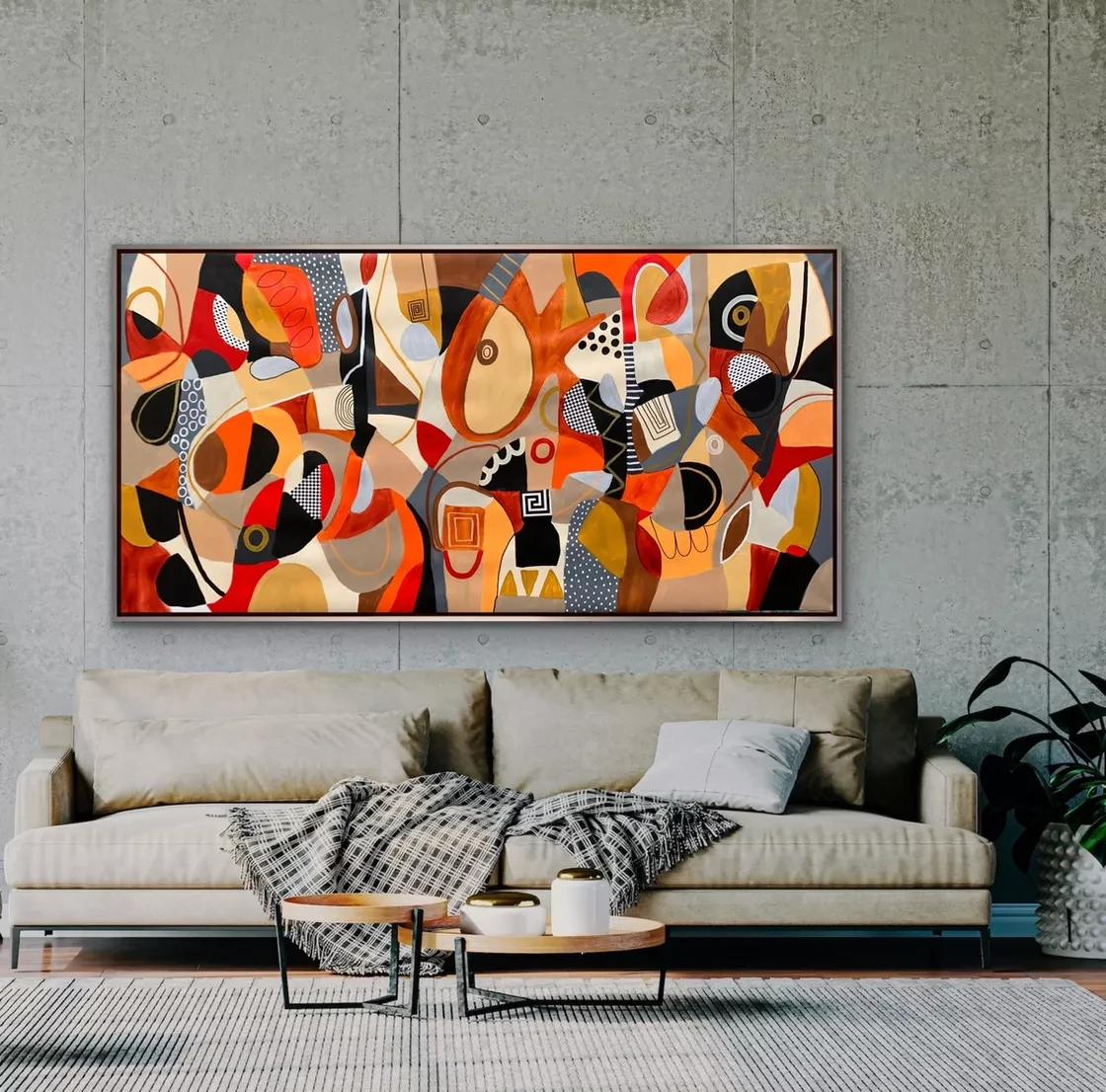 Diyalog - Yağlı Boya Tablo