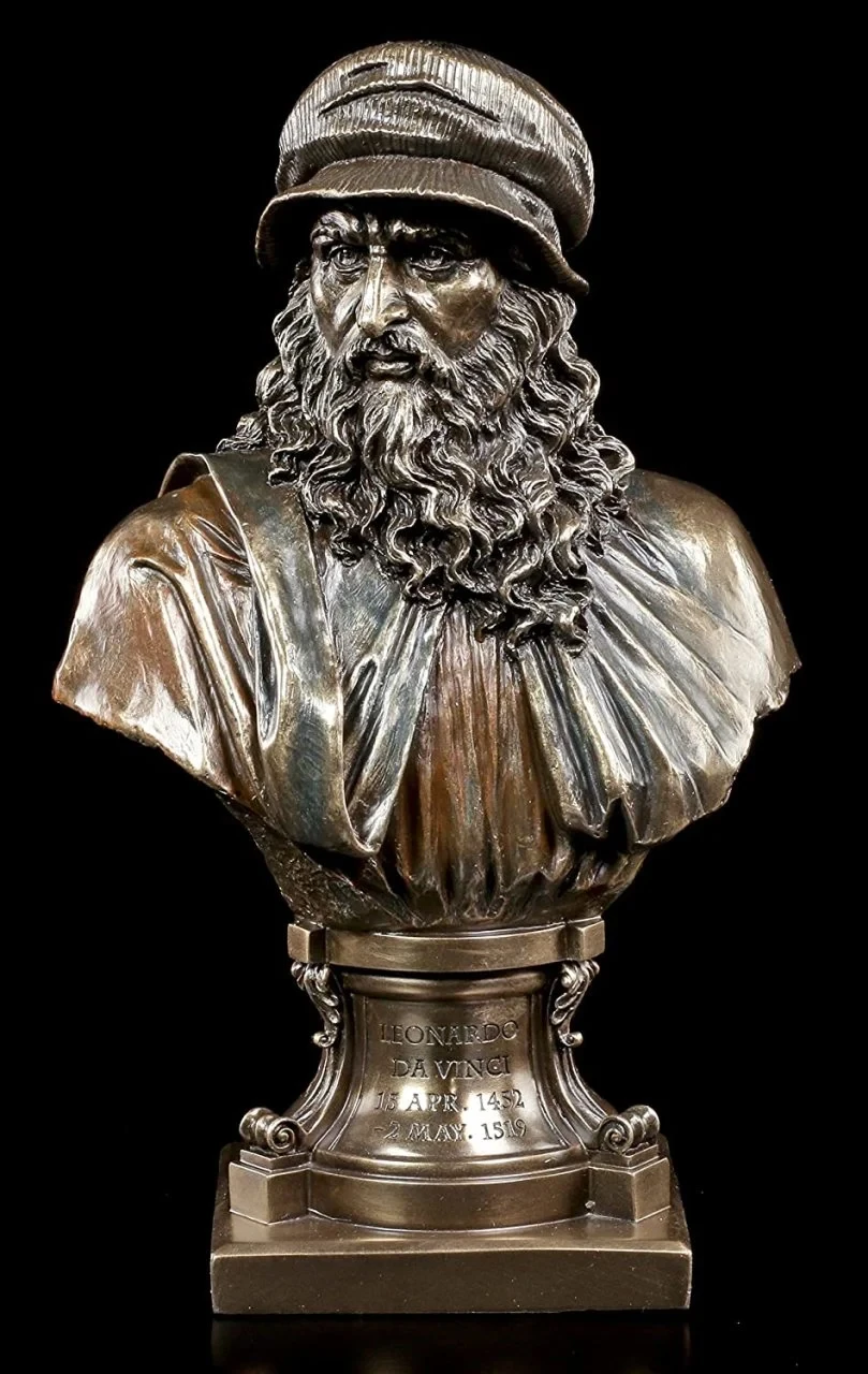 Leonardo da Vinci (büst) Biblo