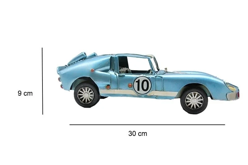 Dekoratif Metal Yarış Arabası