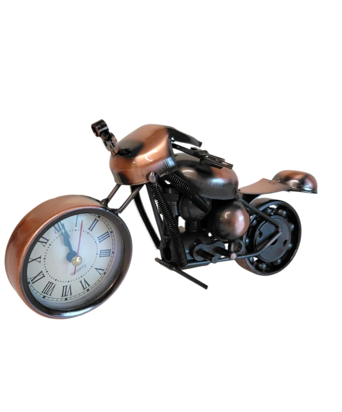 Metal Motosiklet Masa Saati