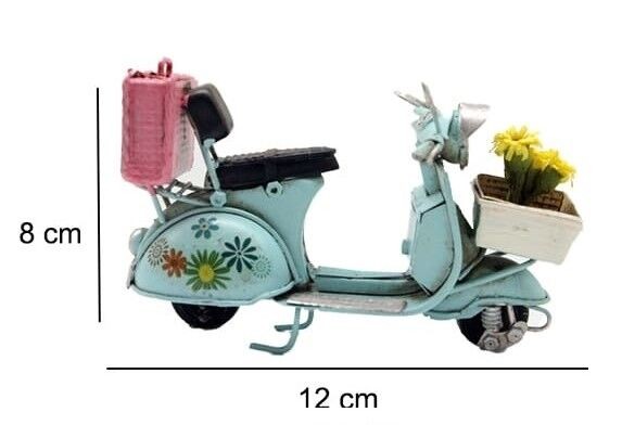 Metal Model Sepetli Motosiklet