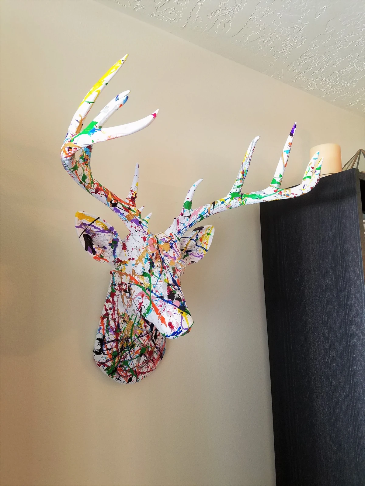 Soyut Ekspresyonist Geyik Başı