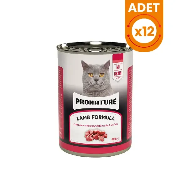 Pronature Tahılsız Kuzu Etli Ezme Yetişkin Konserve Kedi Maması