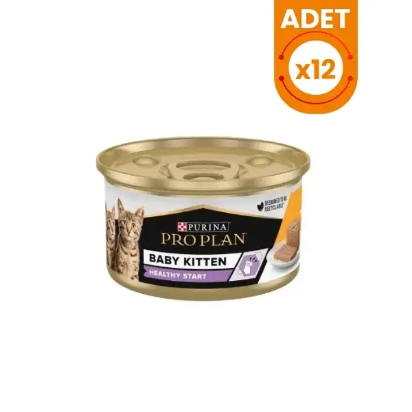 Pro Plan Baby Kitten Tavuklu Yavru Konserve Kedi Maması