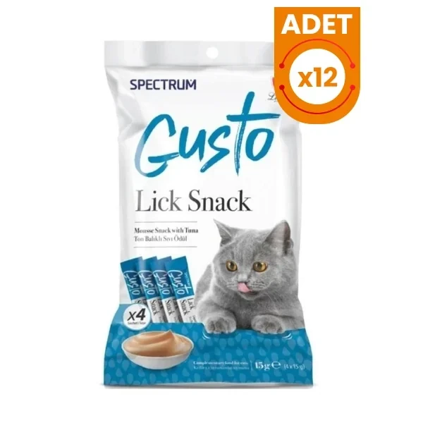 Spectrum Gusto Lick Snack Ton Balıklı Sıvı Kedi Ödül Maması