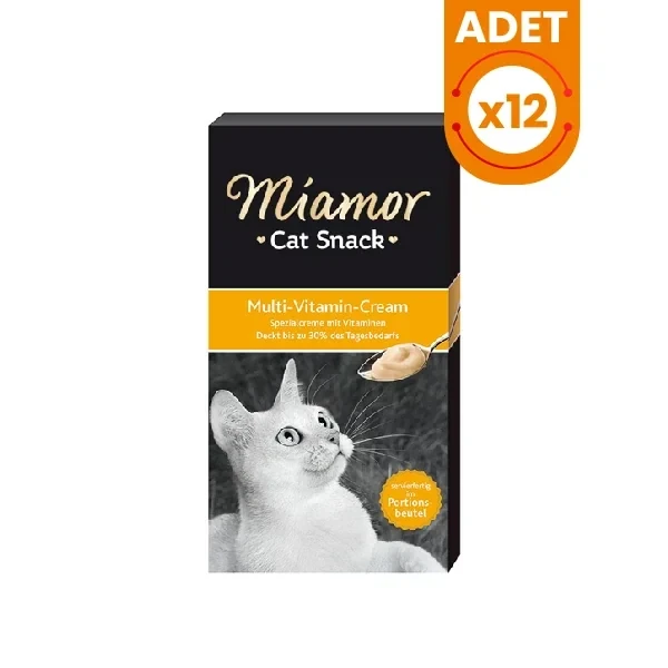 Miamor Cream Multivitamin Katkılı Sıvı Kedi Ödül Maması