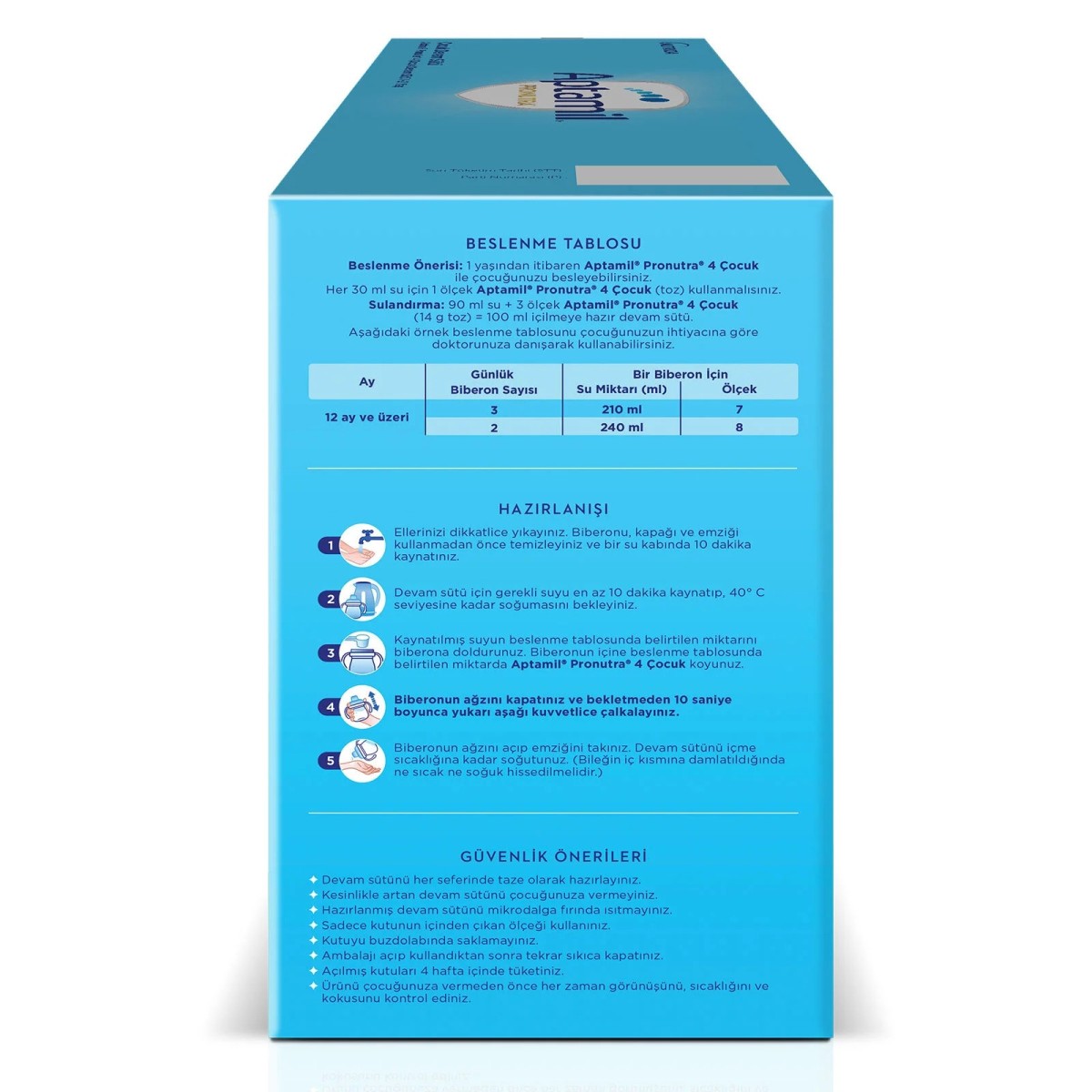 Aptamil 4 Çocuk Devam Sütü 2'li Paket 2x1000 gr 1+ Yaş