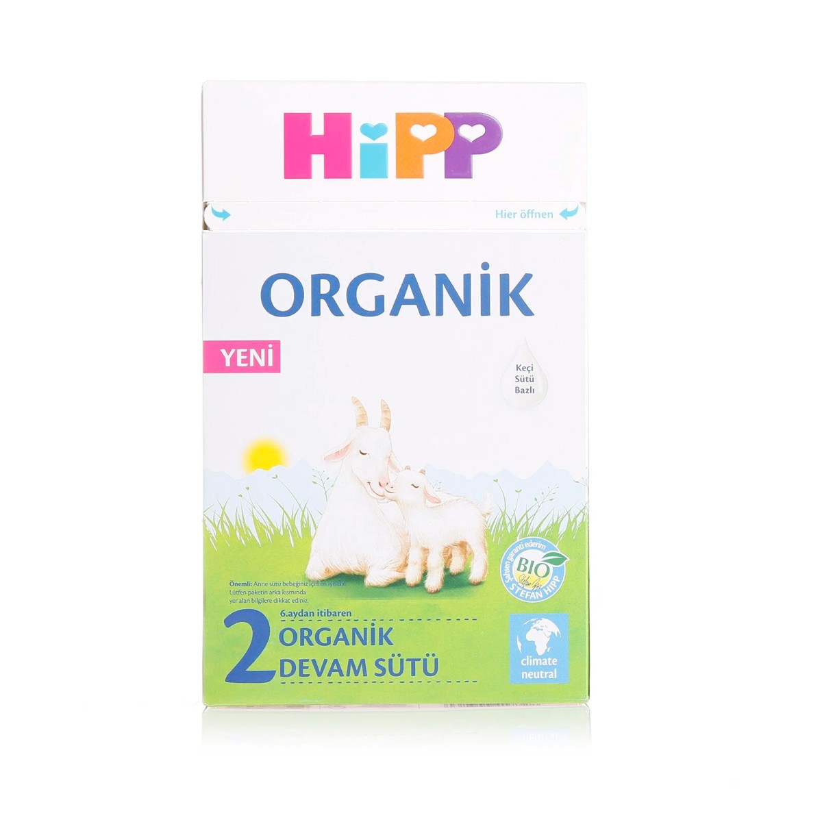 HiPP 2 Organik Keçi Sütlü Devam Sütü 400 gr 6+ Ay
