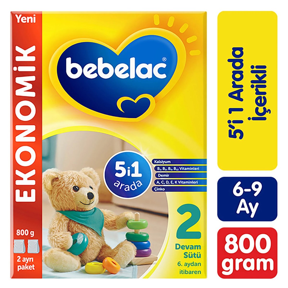 Bebelac 800 GR 2 NUMARA DEVAM SÜTÜ