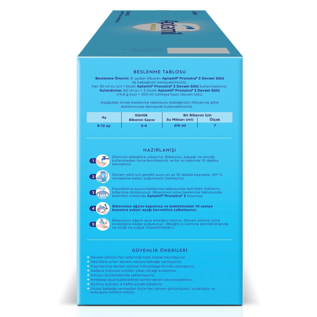 Aptamil 3 Devam Sütü 2'li Paket 2x1000gr