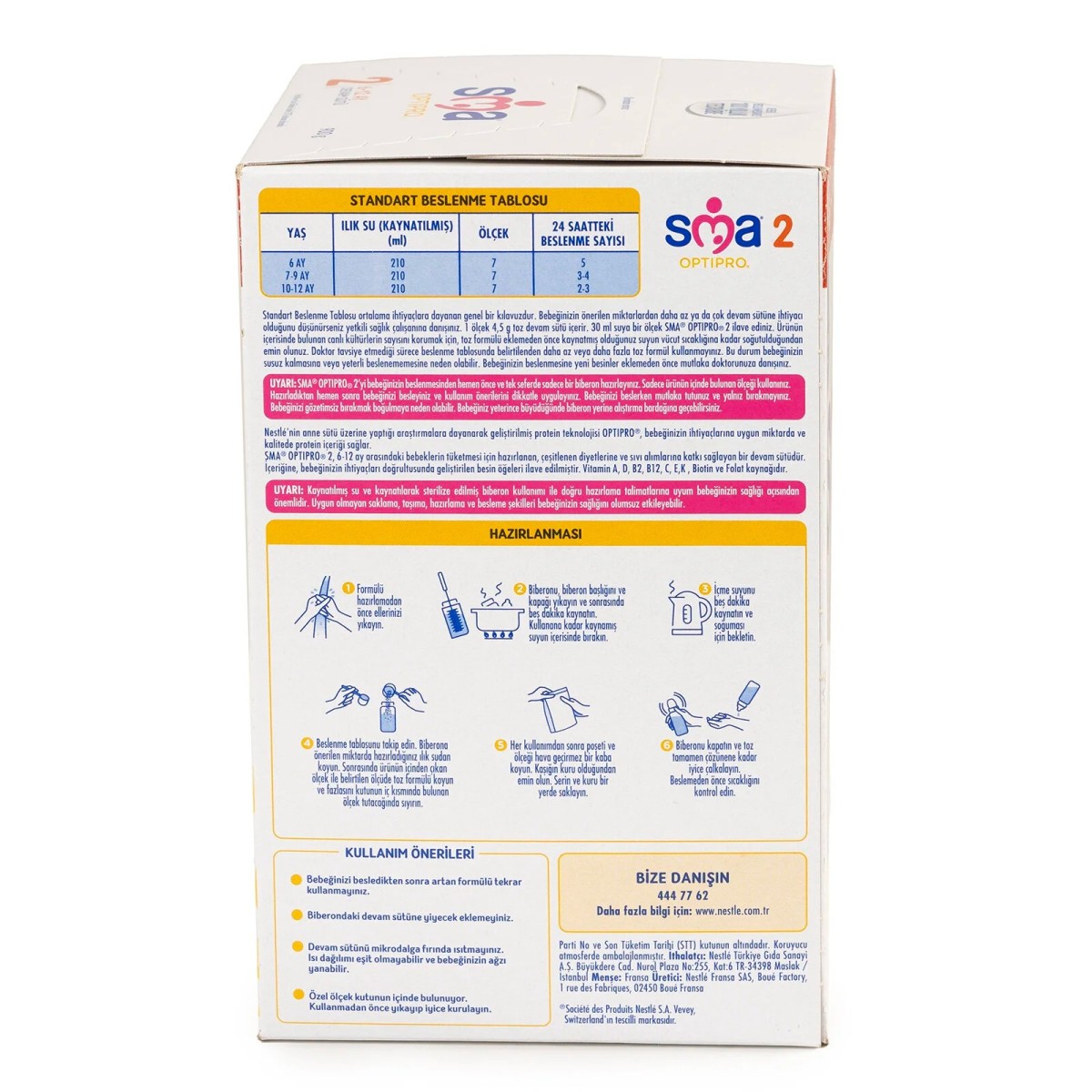 SMA OPTİPRO PROBİYOTİK 2 DEVAM SÜTÜ 900 GR 6-12 AY