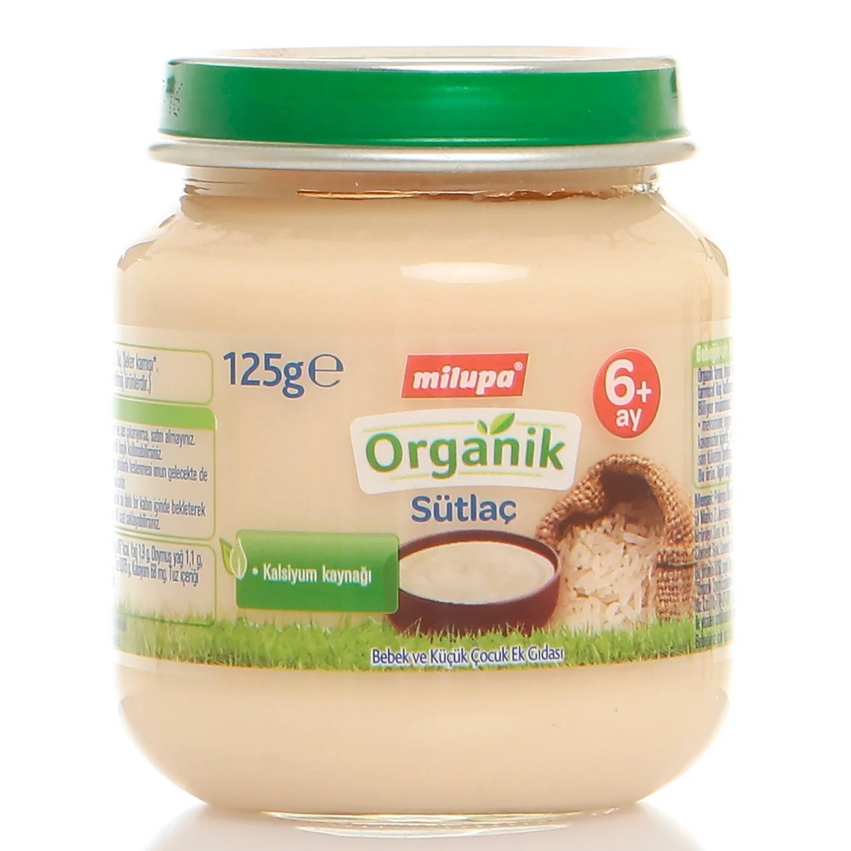 Milupa Organik Sütlaç Kavanoz Maması 125 gr