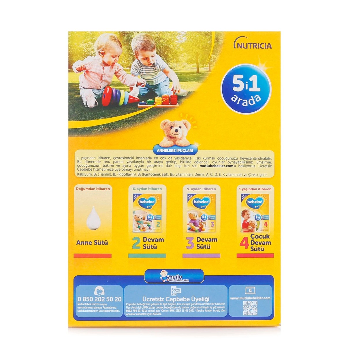 Bebelac 4 Çocuk Devam Sütü 400 gr 1+ Yaş