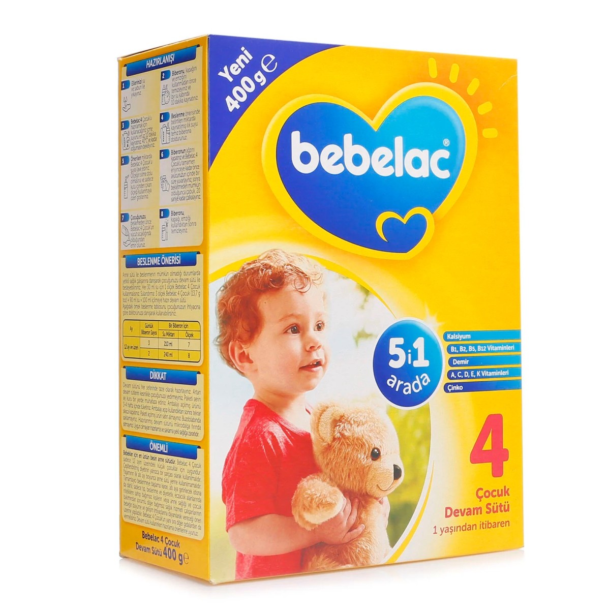 Bebelac 4 Çocuk Devam Sütü 400 gr 1+ Yaş
