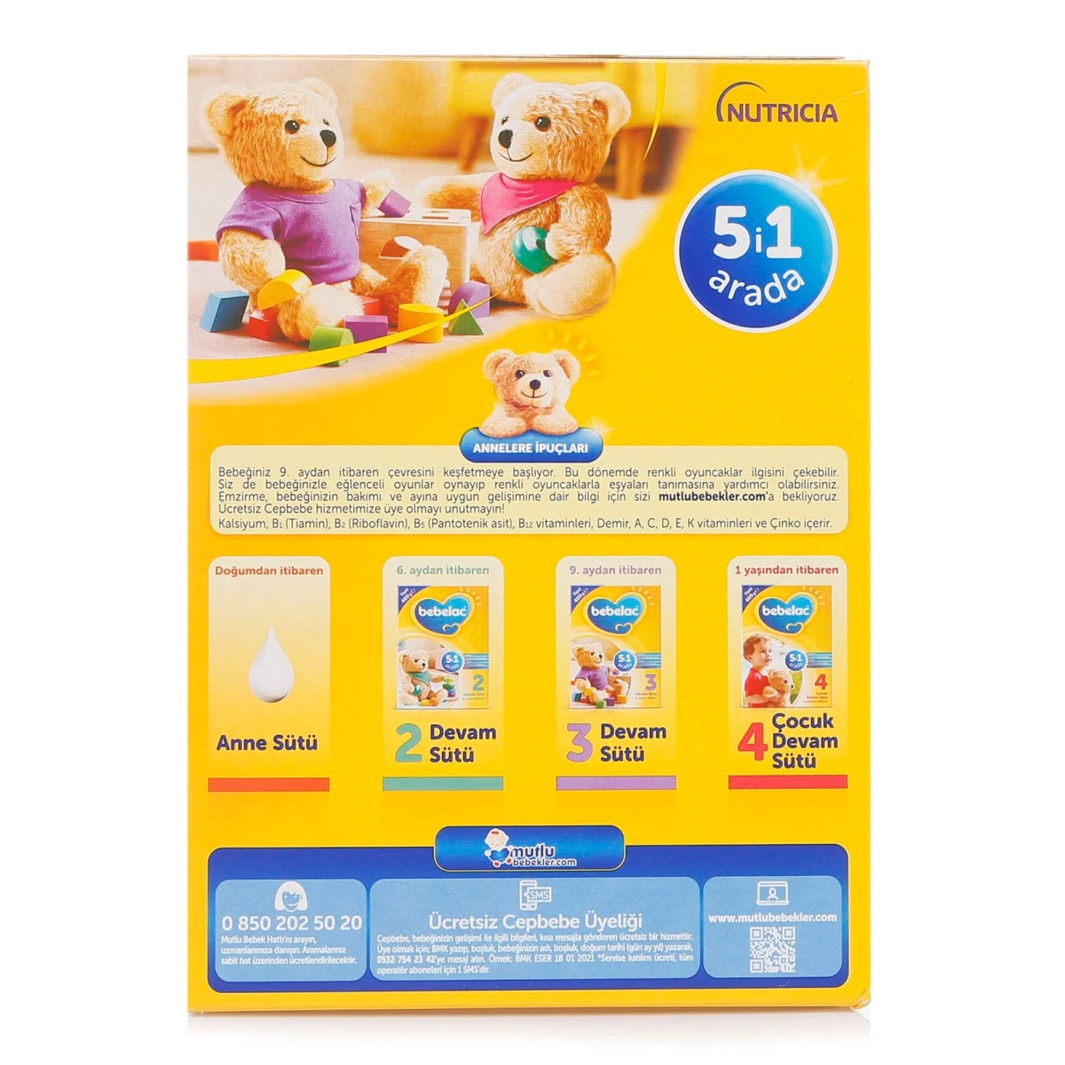 Bebelac 3 Devam Sütü 400 gr 9-12 Ay