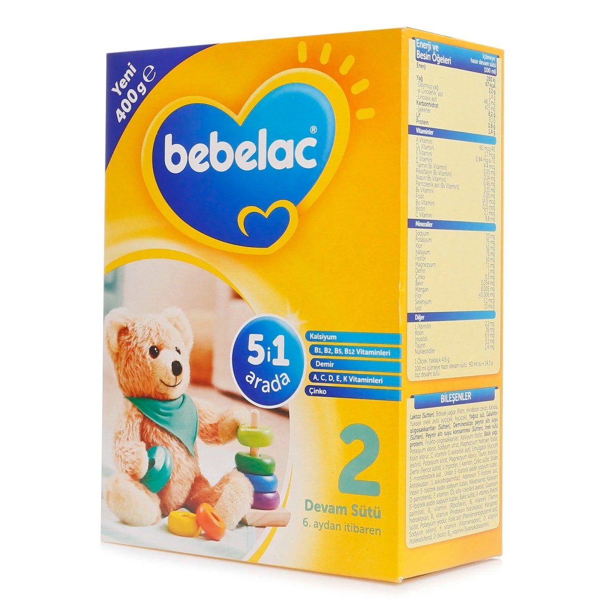Bebelac 2 Devam Sütü 400 gr 6-9 Ay
