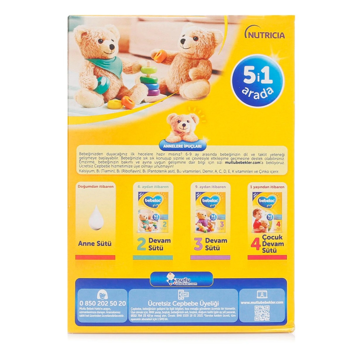 Bebelac 2 Devam Sütü 400 gr 6-9 Ay