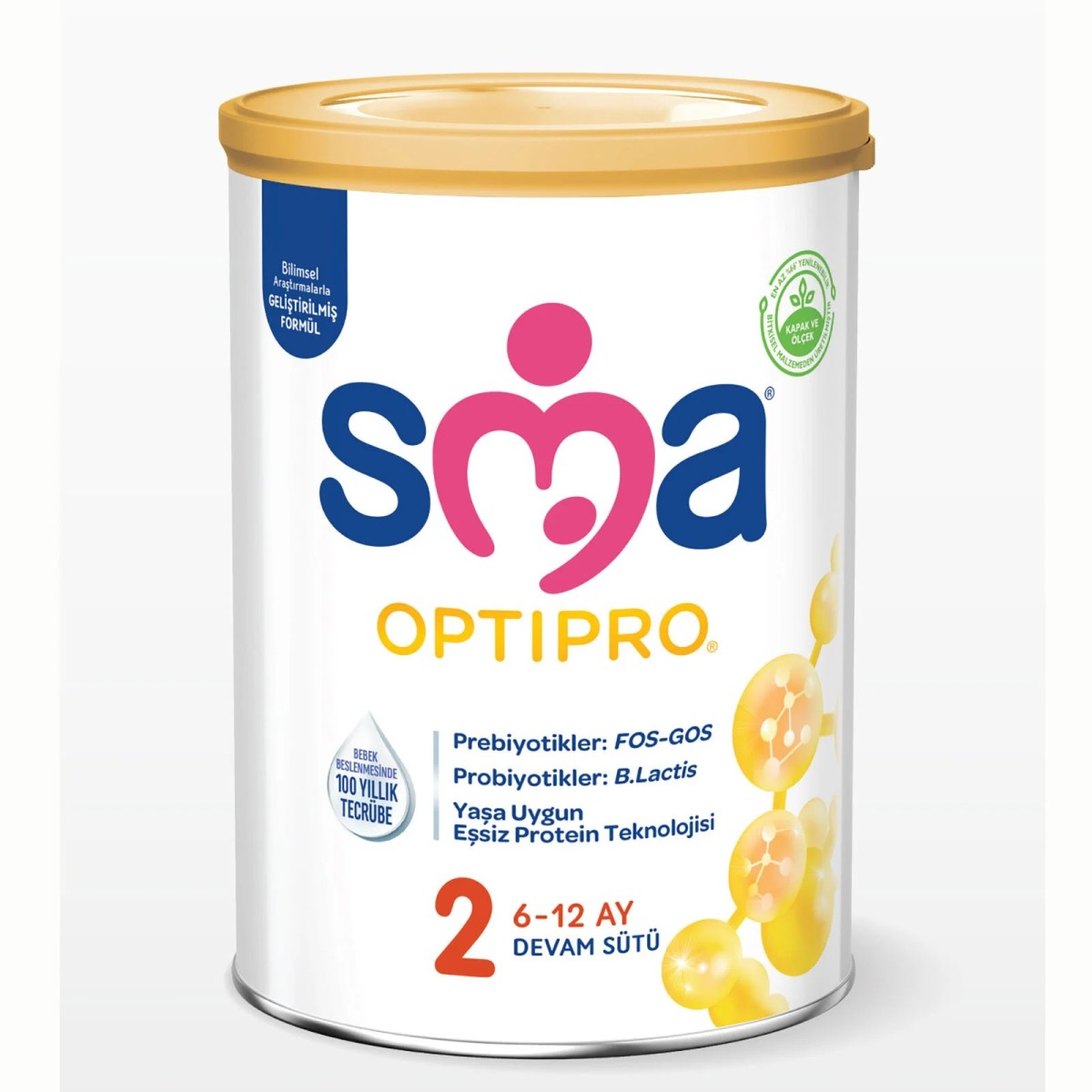 SMA Optipro Probiyotik 2 Devam Sütü 400 gr 6-12 Ay