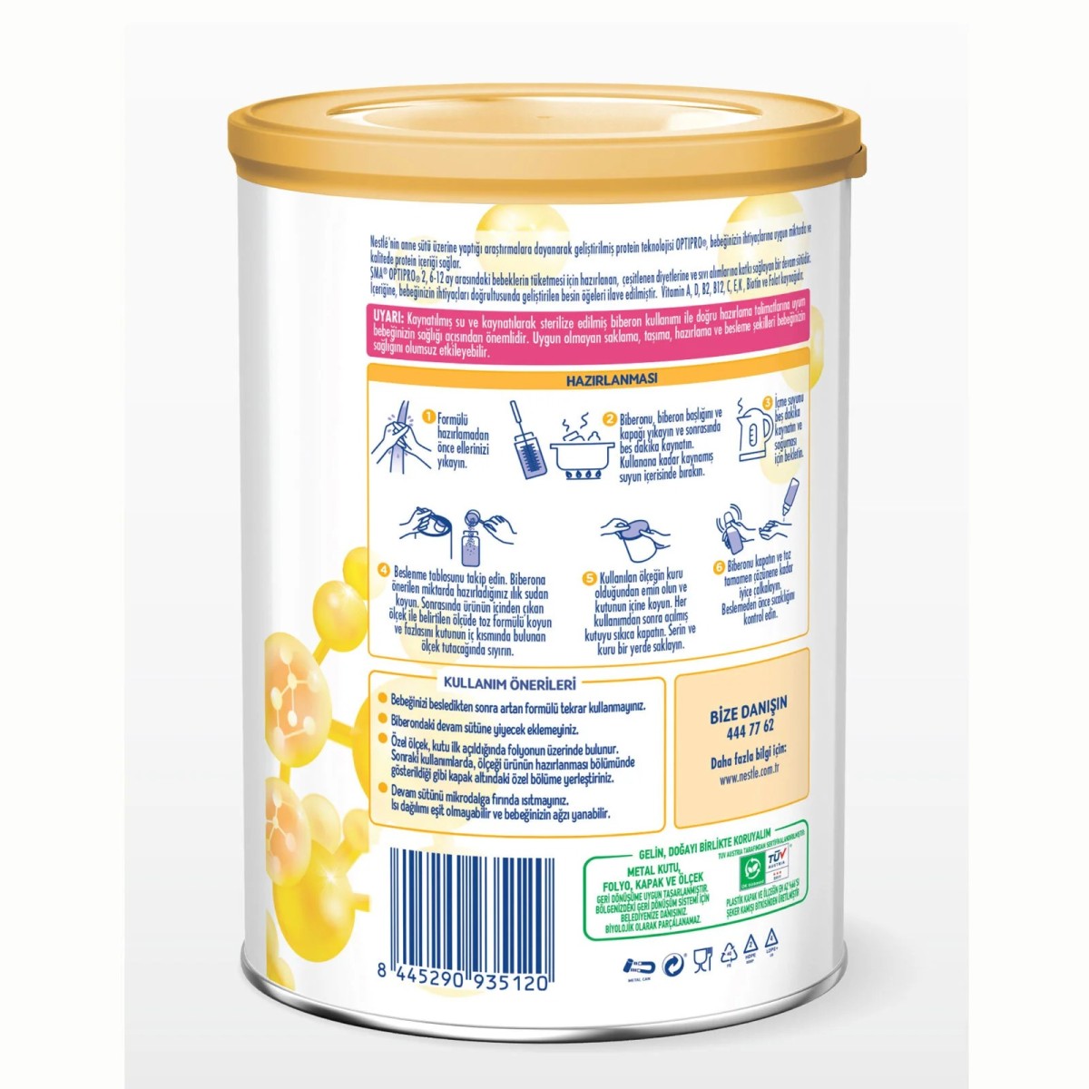 SMA Optipro Probiyotik 2 Devam Sütü 400 gr 6-12 Ay