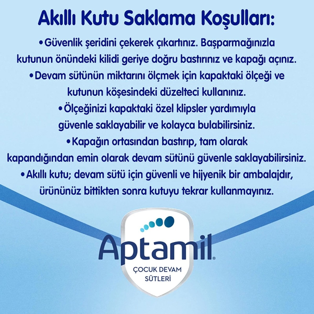 Aptamil 2 Devam Sütü Akıllı Kutu 350 gr 6-9 Ay