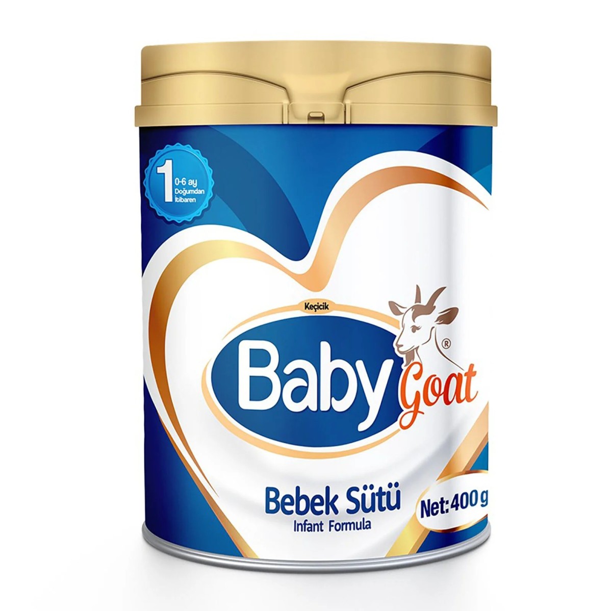 Baby Goat 1 Keçi Sütlü Bebek Sütü 400 gr 0-6 Ay
