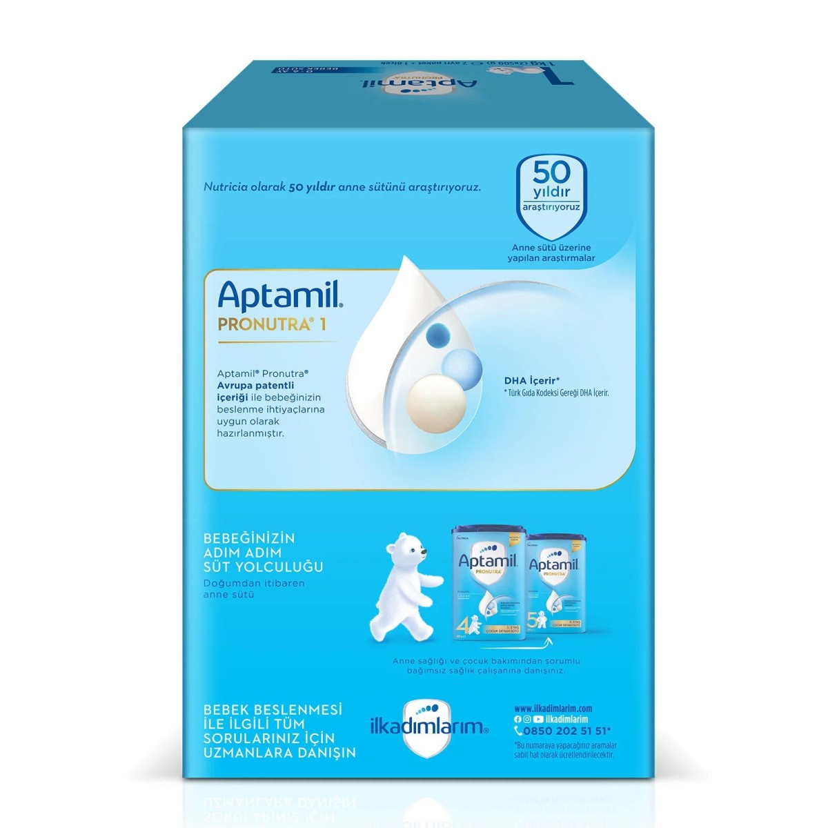 Aptamil 1 Bebek Sütü 1000 gr 0-6 Ay