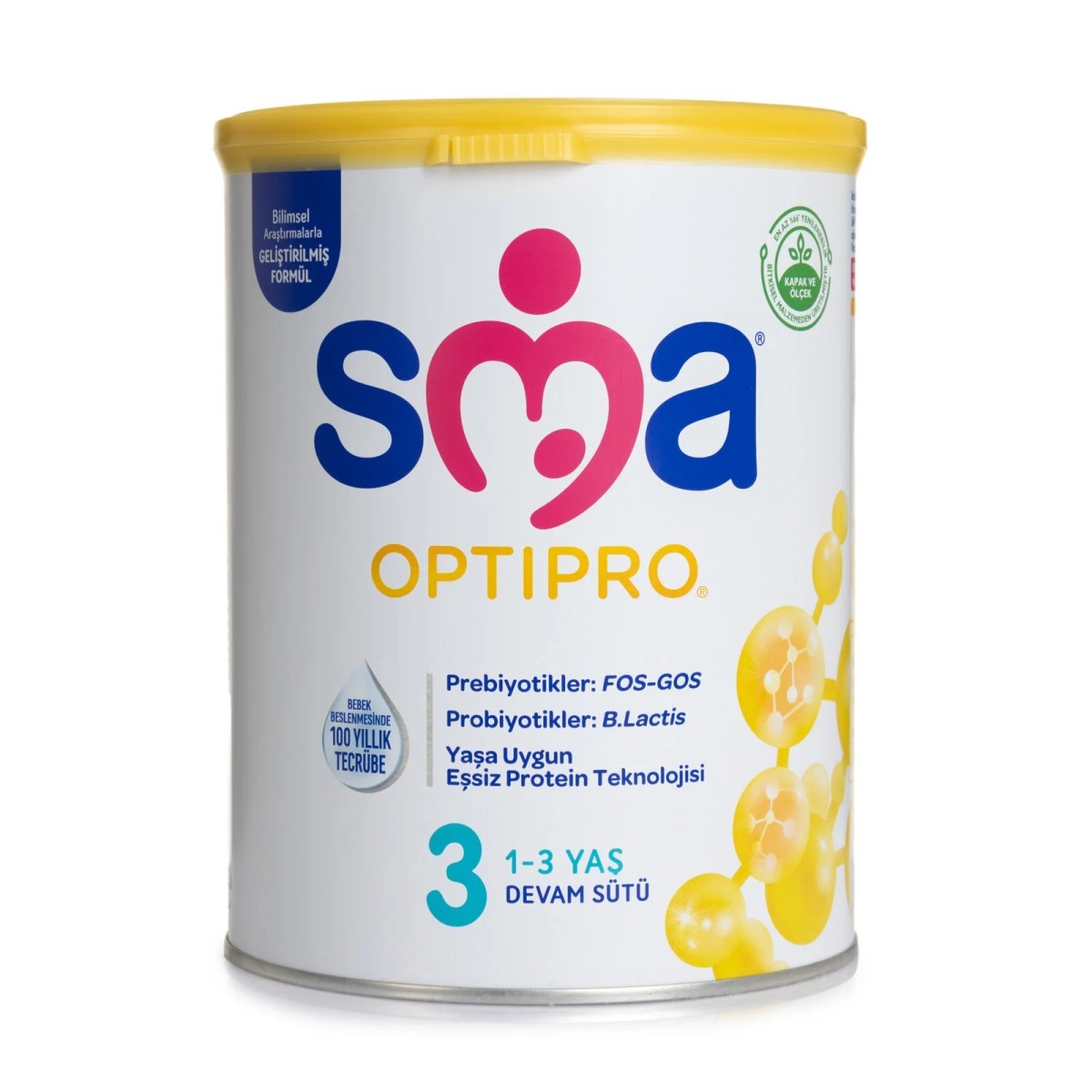 SMA Optipro Probiyotik 3 Bebek Devam Sütü 800 gr 1-3 Yaş