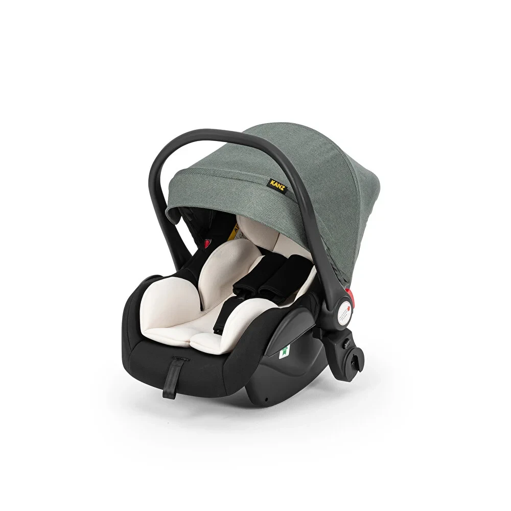 Okie Dokie Travel Sistem Bebek Arabası Tek Elle Katlanabilir Çift Yönlü 0-4 Yaş 22 Kg Gri