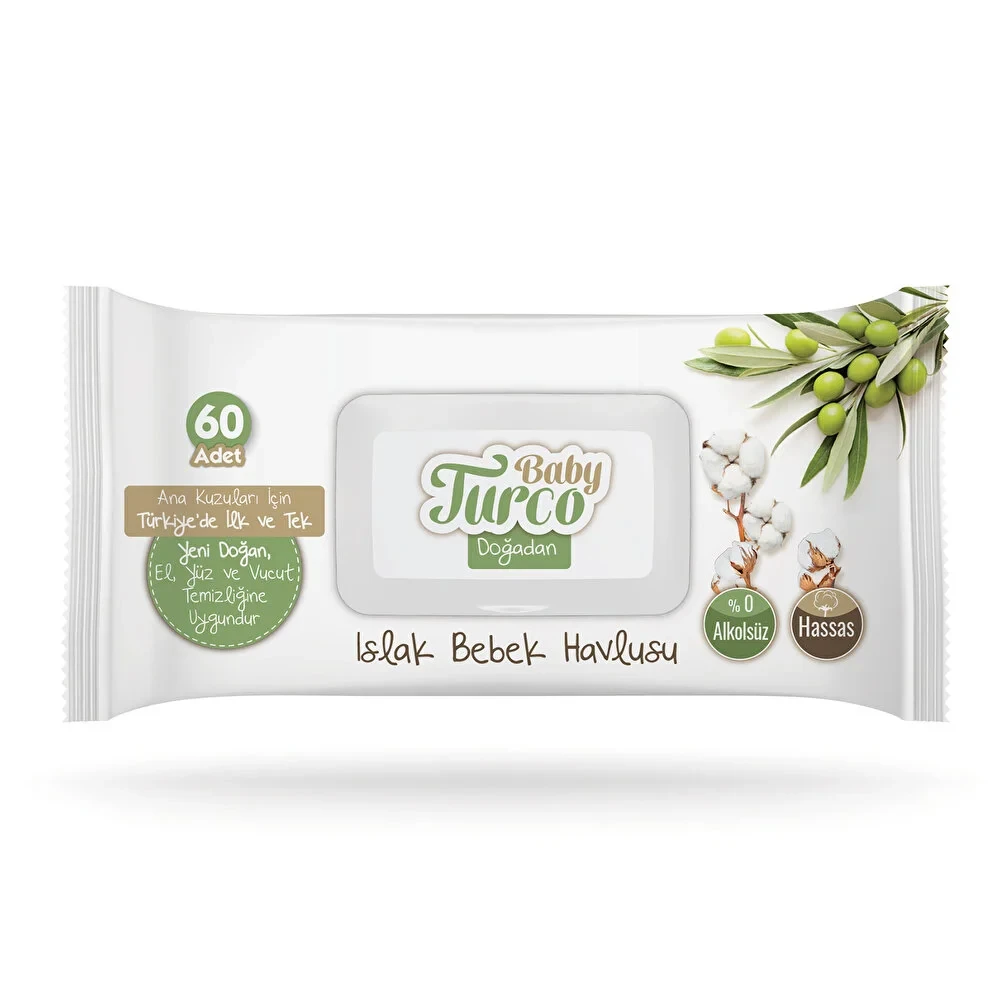 Doğadan Bebek Islak Mendil 3x60 Adet