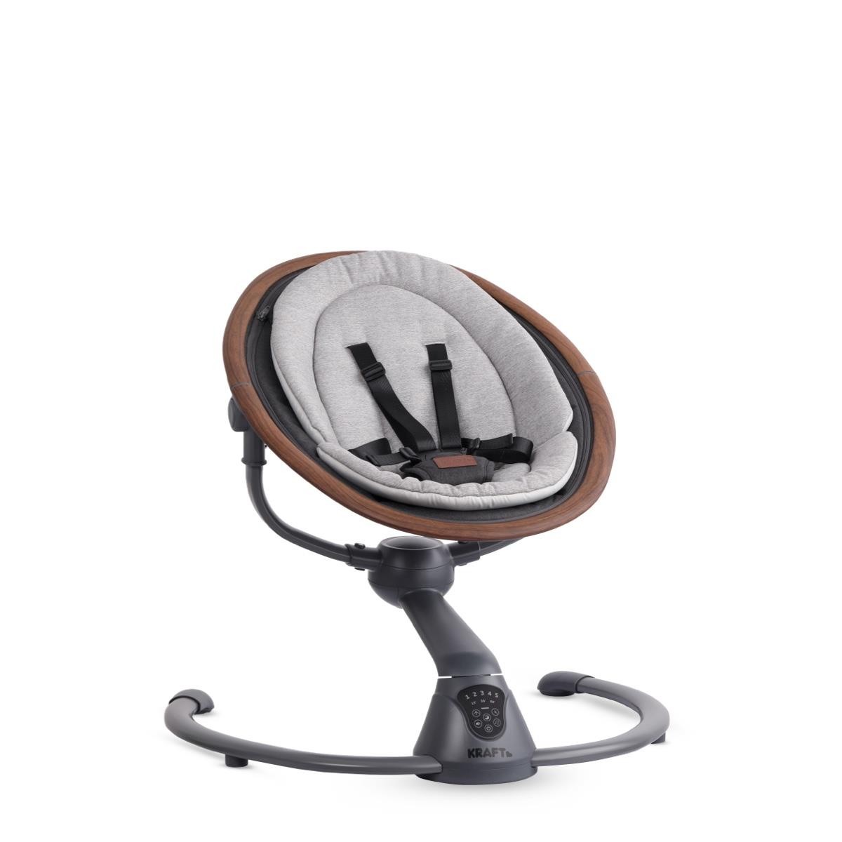 Otto Plus Elektrikli Ana Kucağı Salıncak Koyu Gri