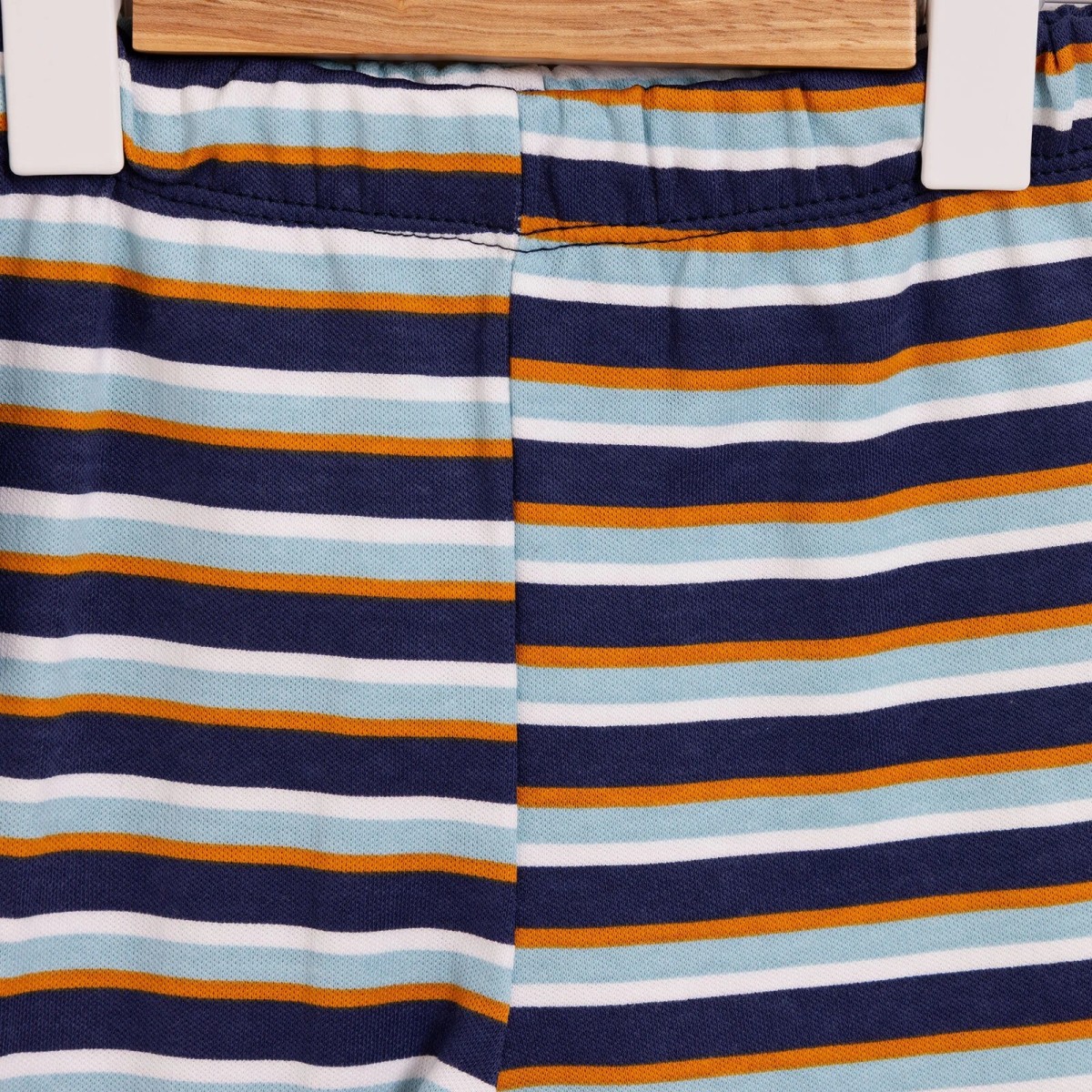 HelloBaby Erkek Bebek Pijama Takımı İnterlok Hayvan Desenli Bisiklet Yaka Ribanalı Paça Uzun Kol Lacivert