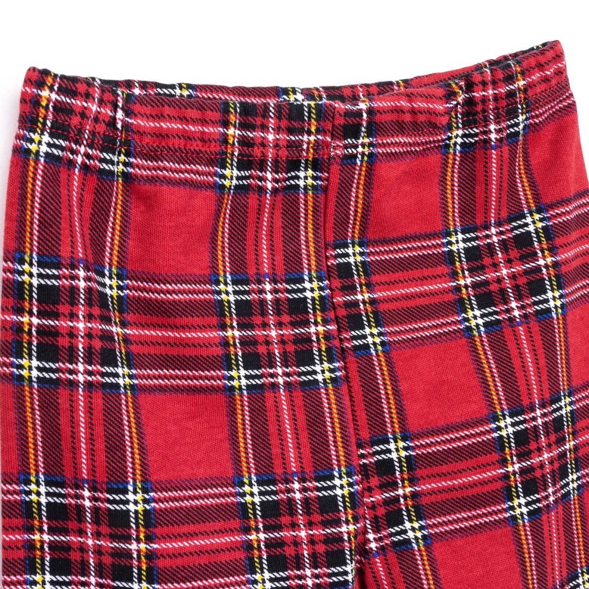 HelloBaby Erkek Bebek Pijama Takımı İnterlok Gömlek Yaka Reçme Paça Uzun Kol Kırmızı