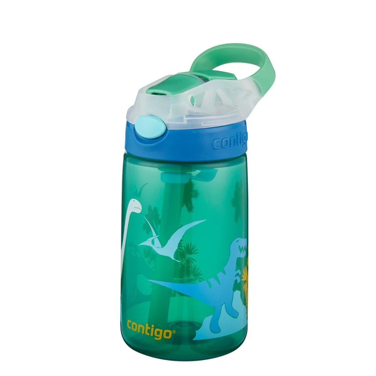 Contigo Gizmo Flip Dino Tritan Çocuk Suluğu 420ML Yeşil